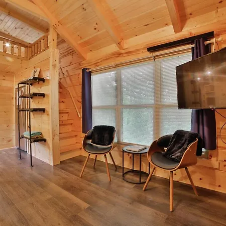 Thomas Cabin Forest Tiny Cabin With Hot Tub Chattanooga Extérieur photo
