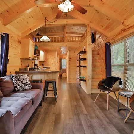 Thomas Cabin Forest Tiny Cabin With Hot Tub Chattanooga Extérieur photo